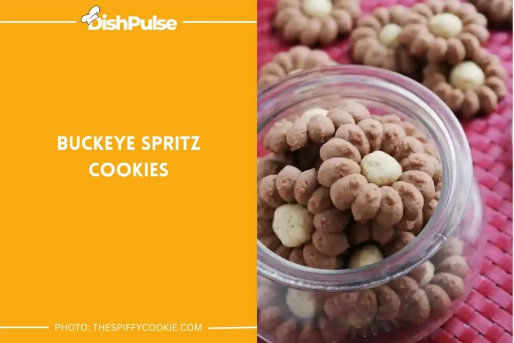 Buckeye Spritz Cookies