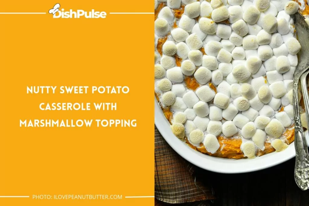 Nutty Sweet Potato Casserole with Marshmallow Topping