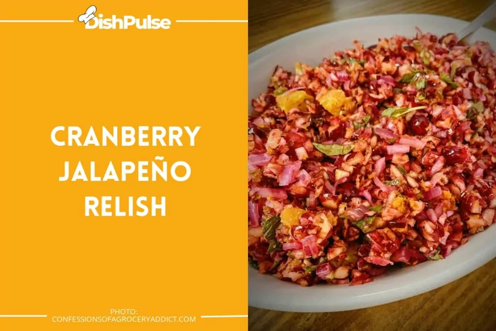 Cranberry Jalapeño Relish
