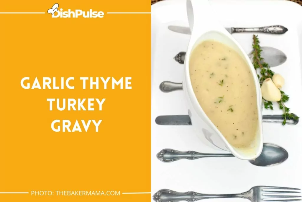 Garlic Thyme Turkey Gravy