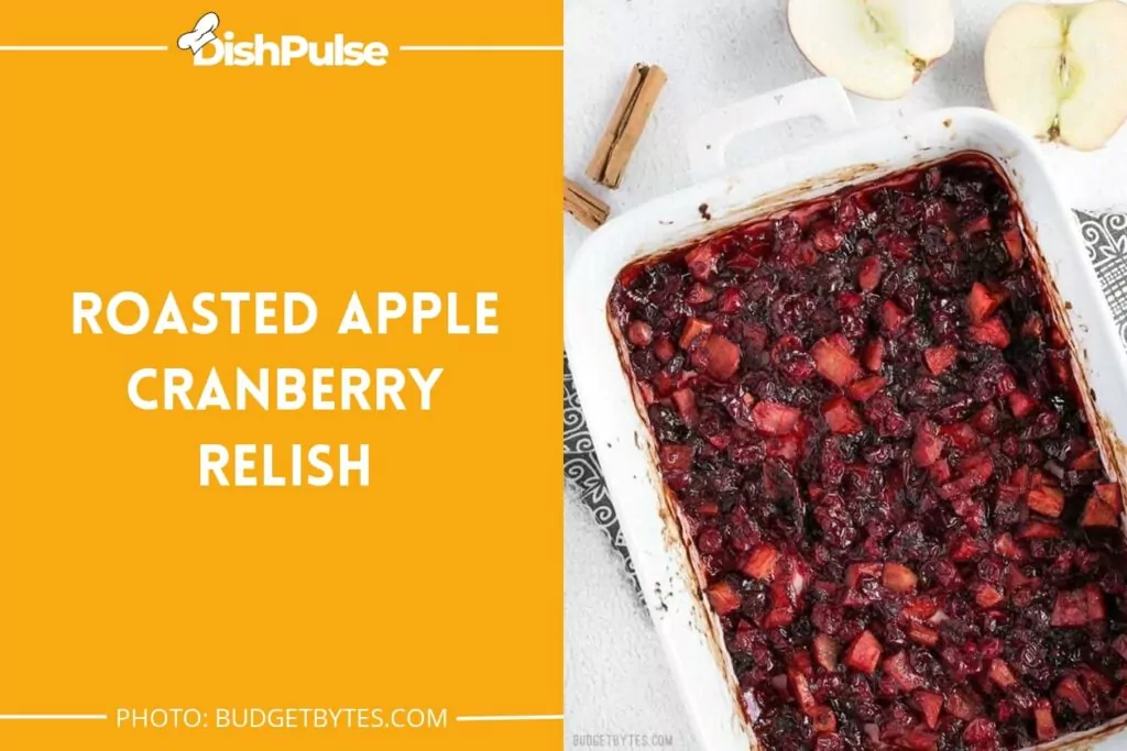 Roasted Apple Cranberry Relish
