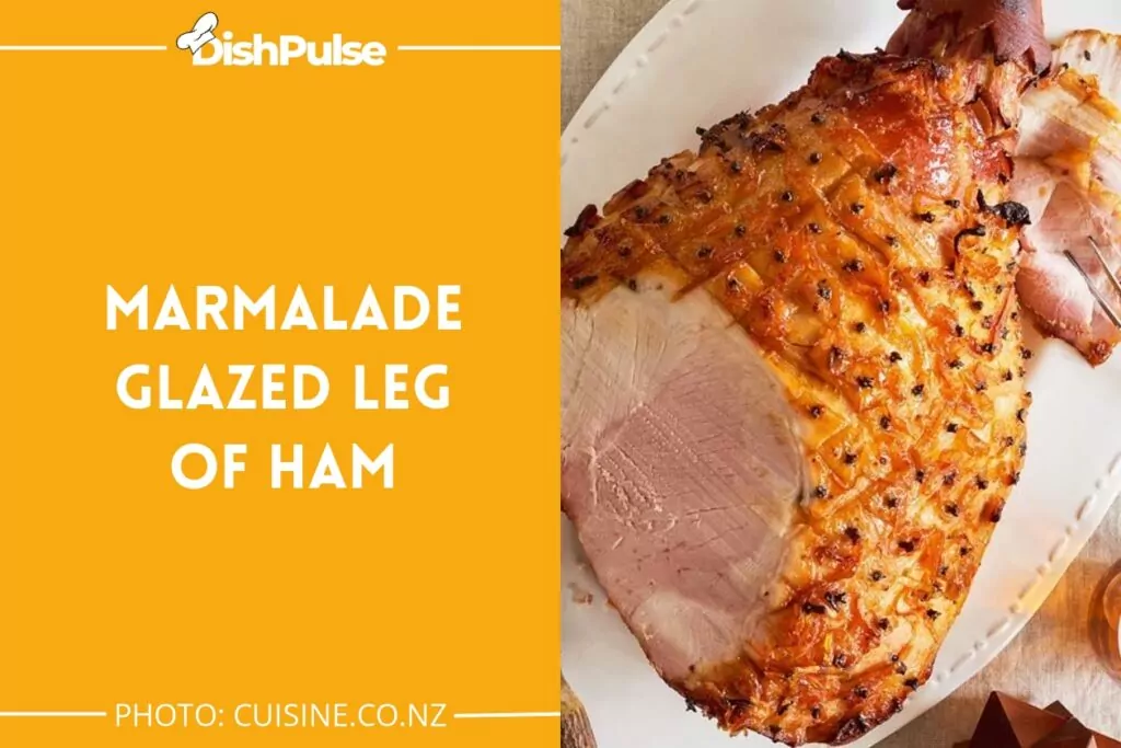 Marmalade Glazed Leg of Ham
