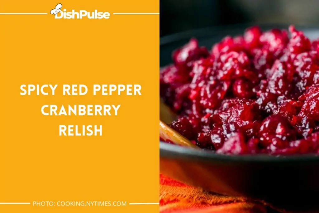 Spicy Red Pepper Cranberry Relish