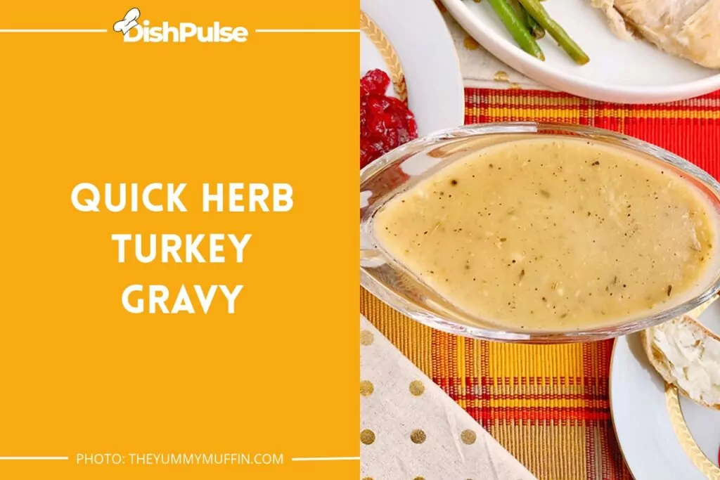 Quick Herb Turkey Gravy