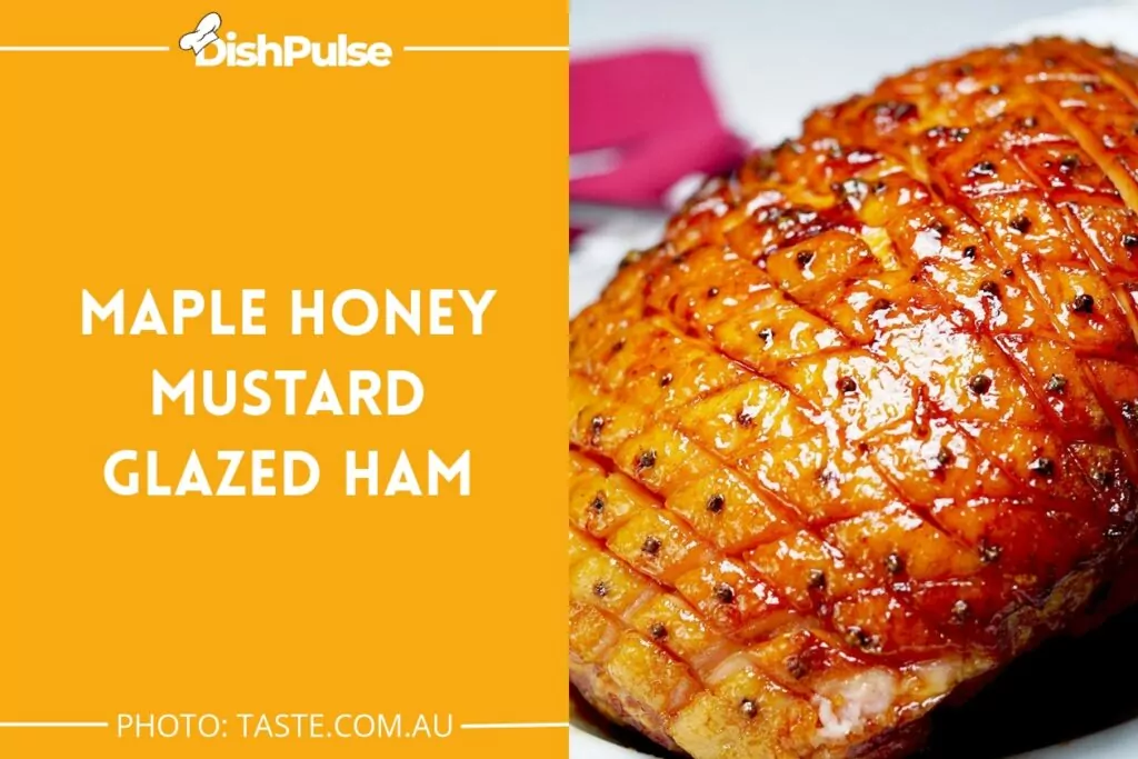 Maple Honey Mustard Glazed Ham