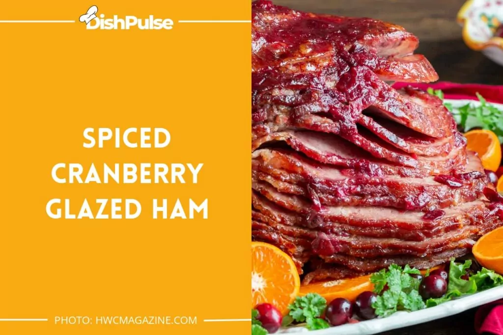 Spiced Cranberry Glazed Ham