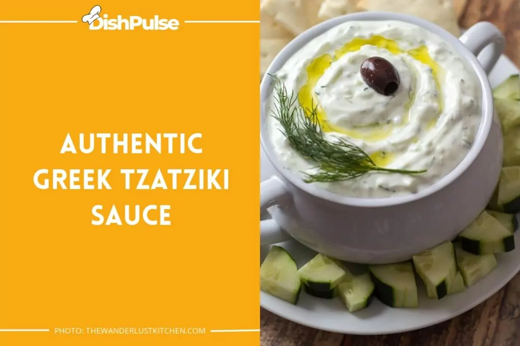 Authentic Greek Tzatziki Sauce