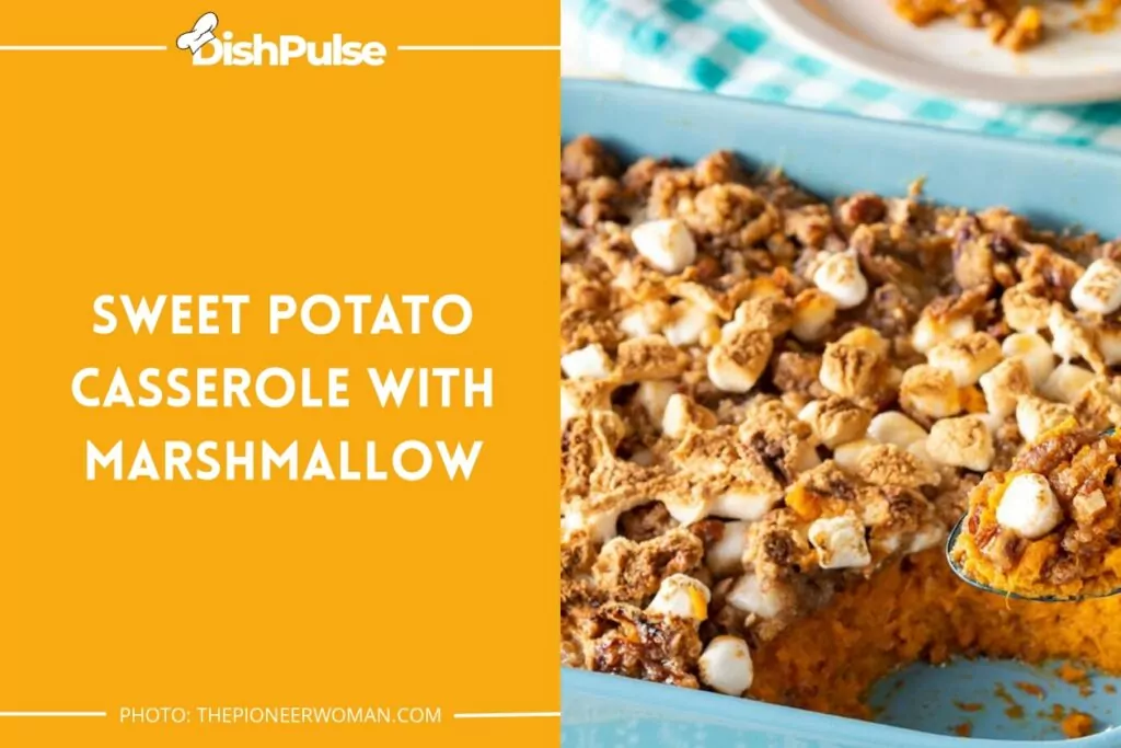 Sweet Potato Casserole with Marshmallow