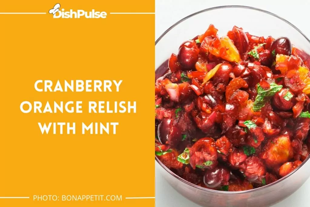 Cranberry Orange Relish with Mint