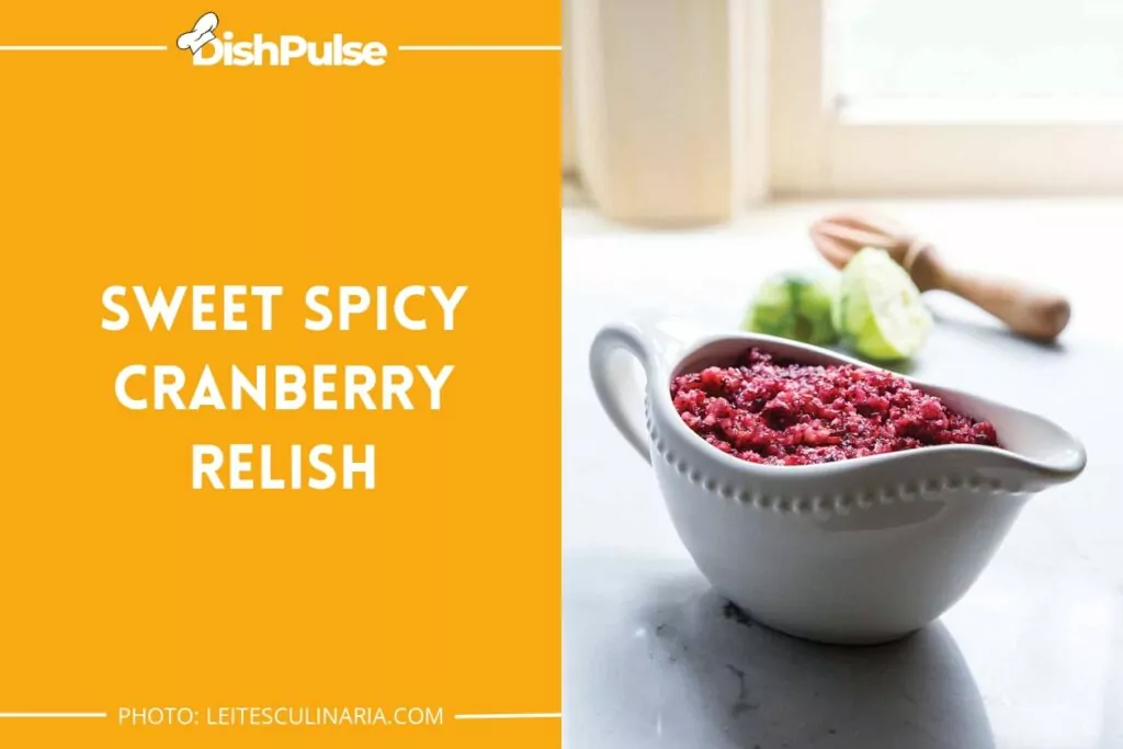 Sweet Spicy Cranberry Relish