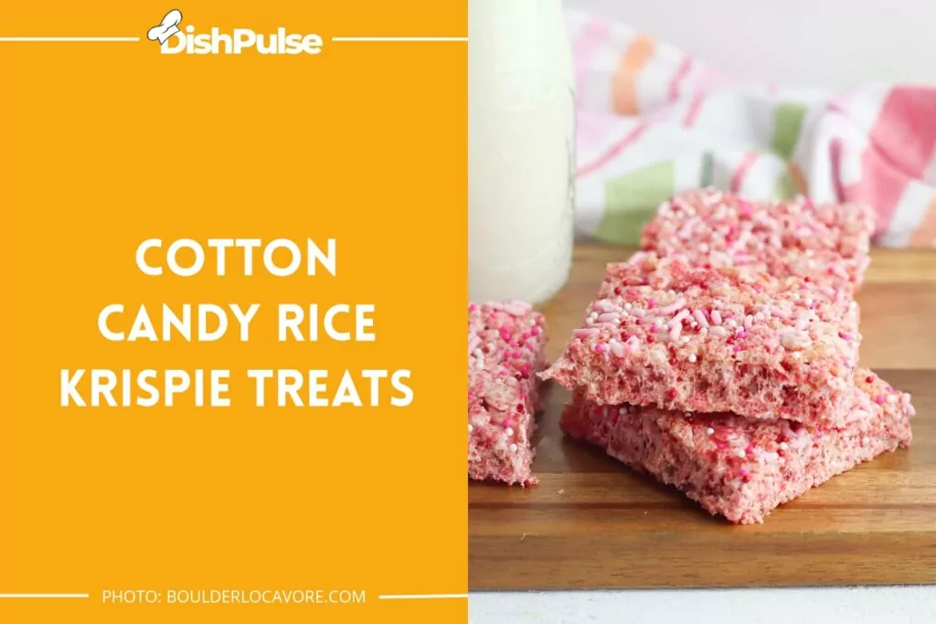 Cotton Candy Rice Krispie Treats