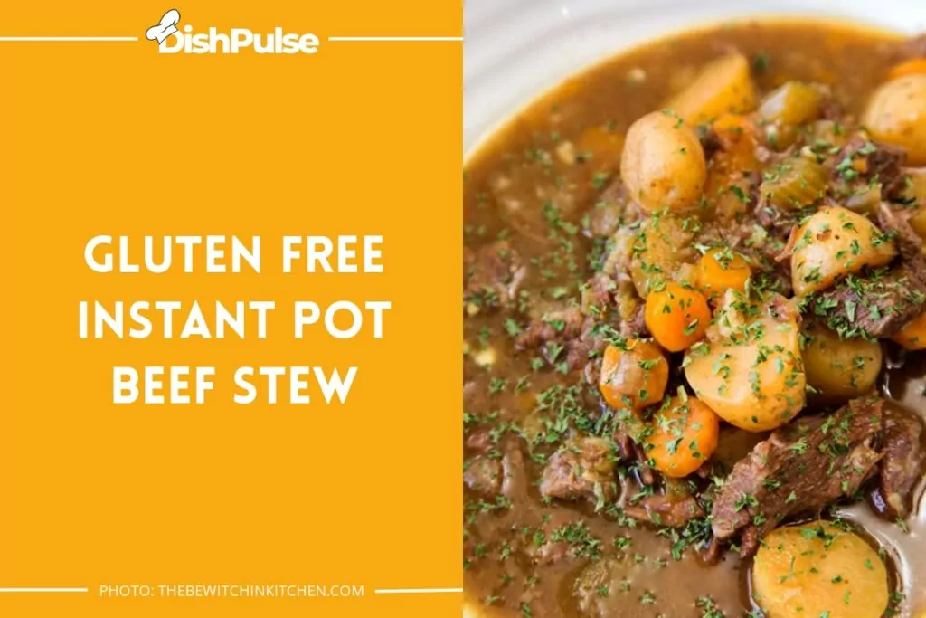 Gluten-Free Instant Pot Beef Stew