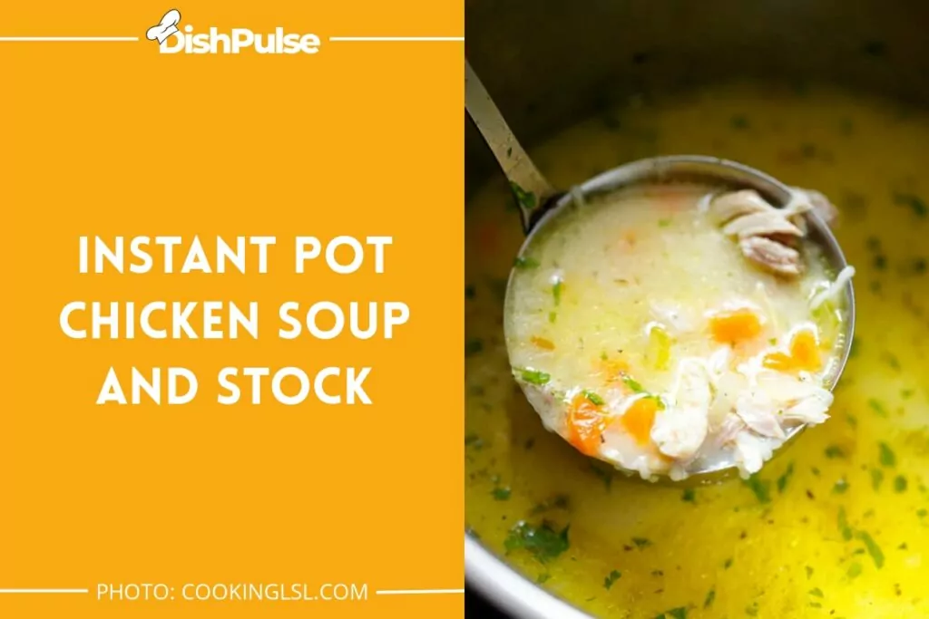 Instant Pot Chicken Soup and Stock