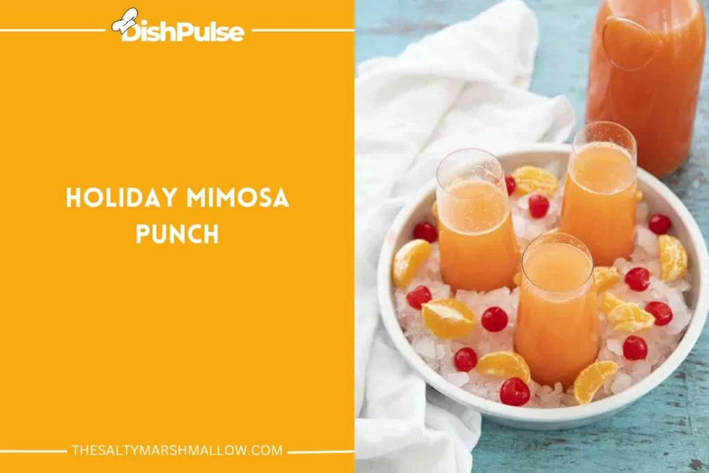 Holiday Mimosa Punch