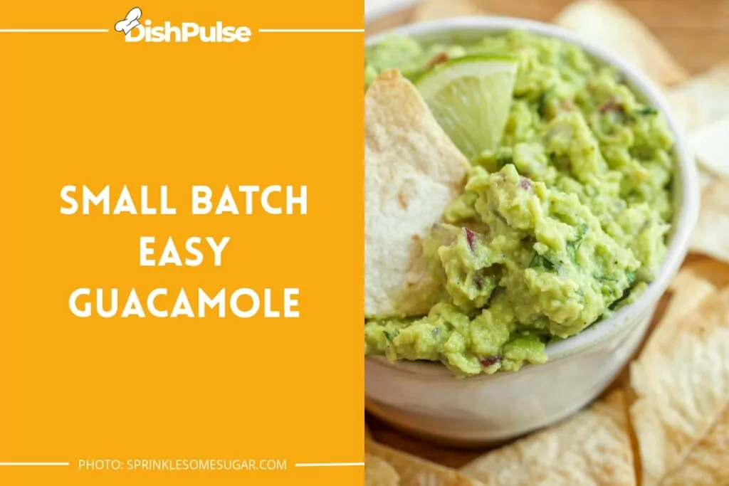 Small Batch Easy Guacamole