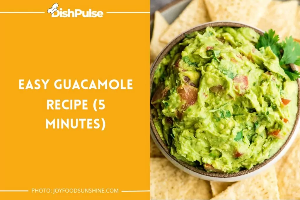 Easy Guacamole Recipe (5 Minutes)