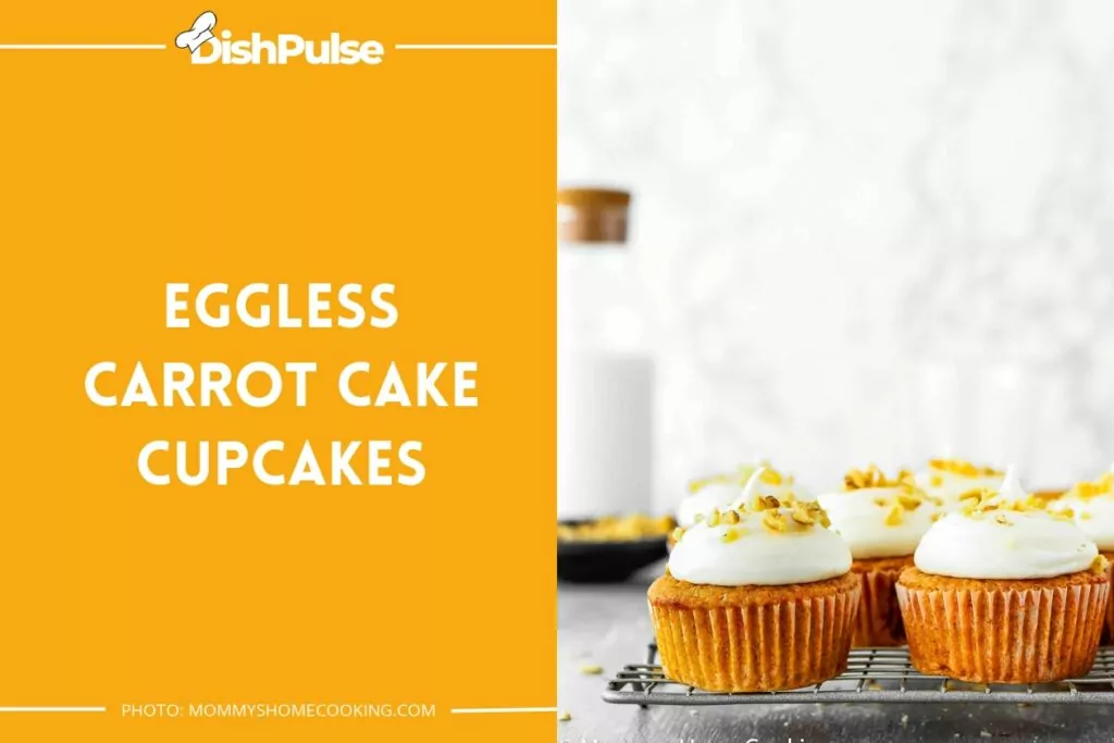 Eggless Carrot Cake Cupcakes