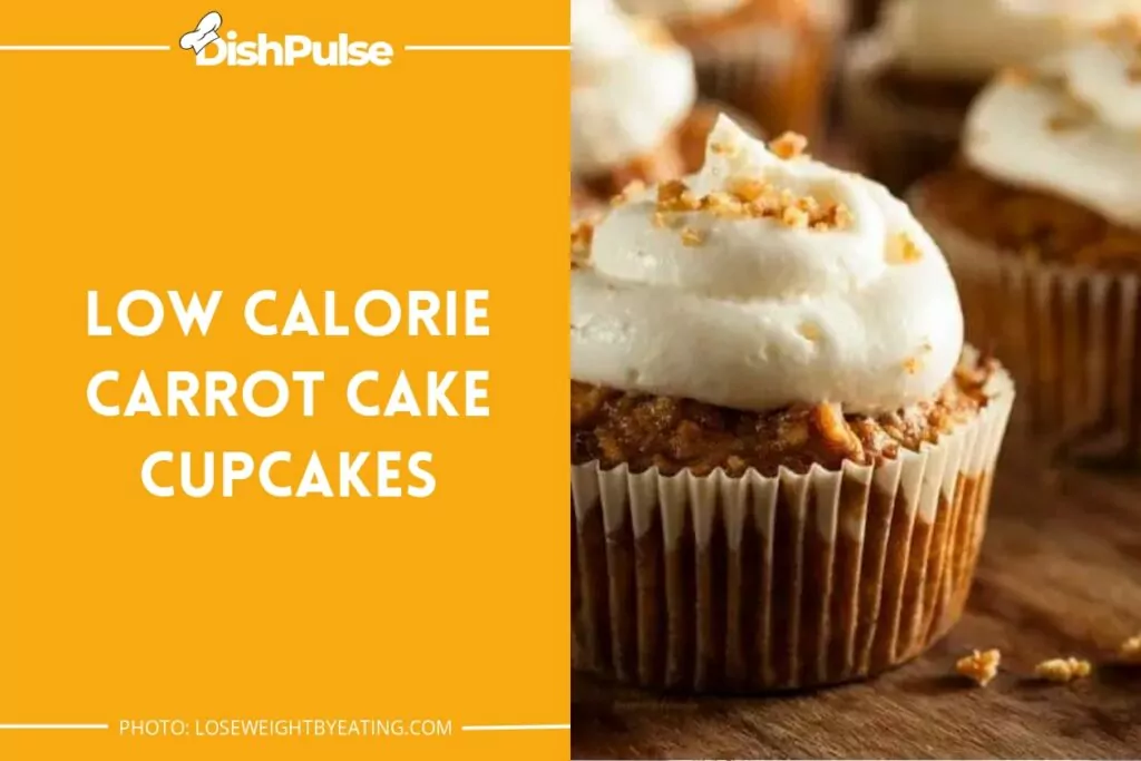 Low-Calorie Carrot Cake Cupcakes