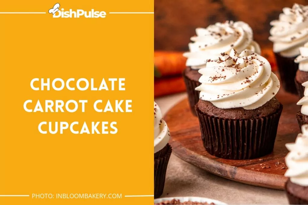 Chocolate Carrot Cake Cupcakes