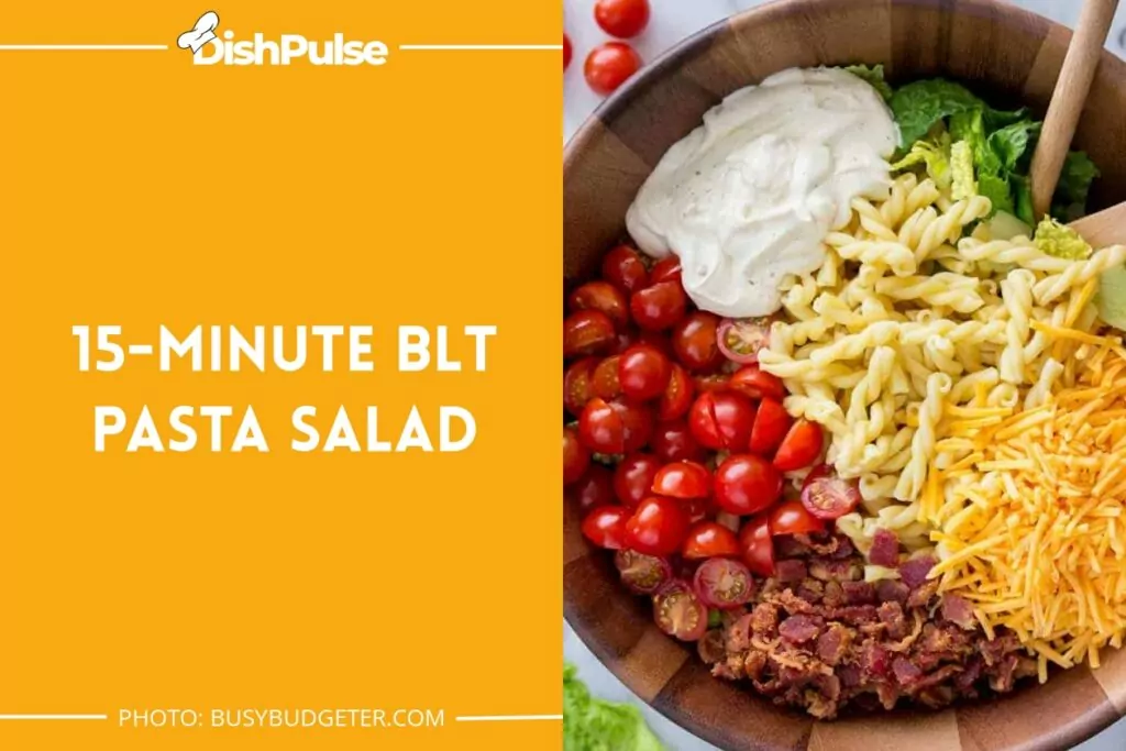 15-Minute BLT Pasta Salad