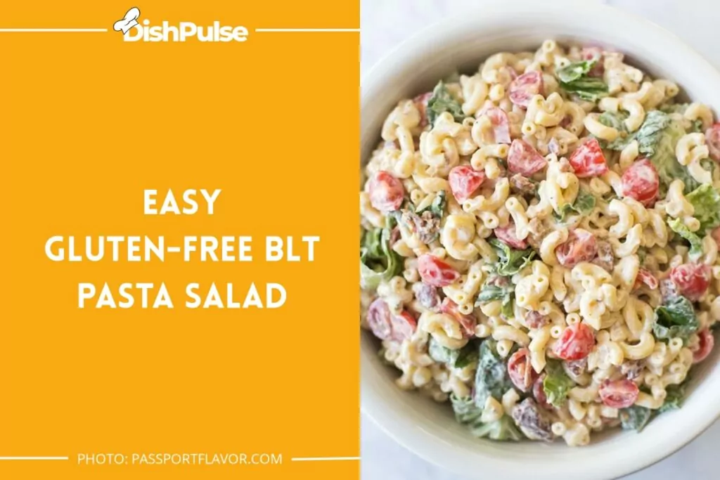 Easy Gluten-Free BLT Pasta Salad