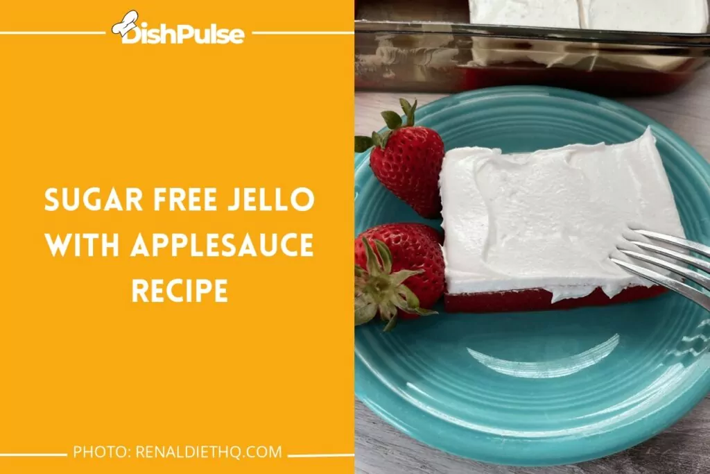 Sugar Free Jello With Applesauce Recipe