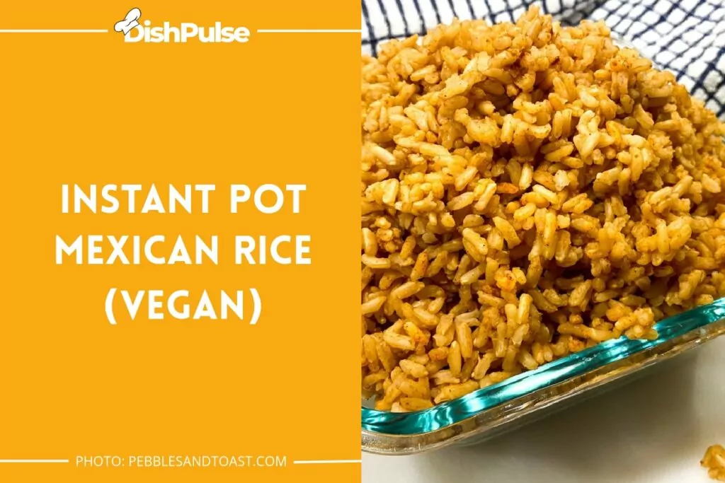 Instant Pot Mexican Rice (Vegan)