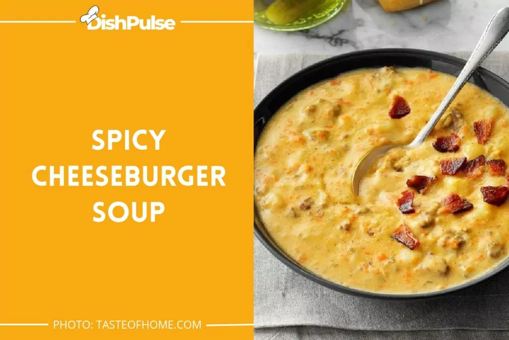 Spicy Cheeseburger Soup
