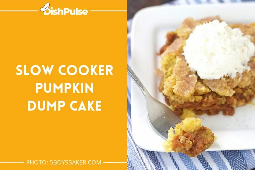 Slow Cooker Pumpkin Dump Cake