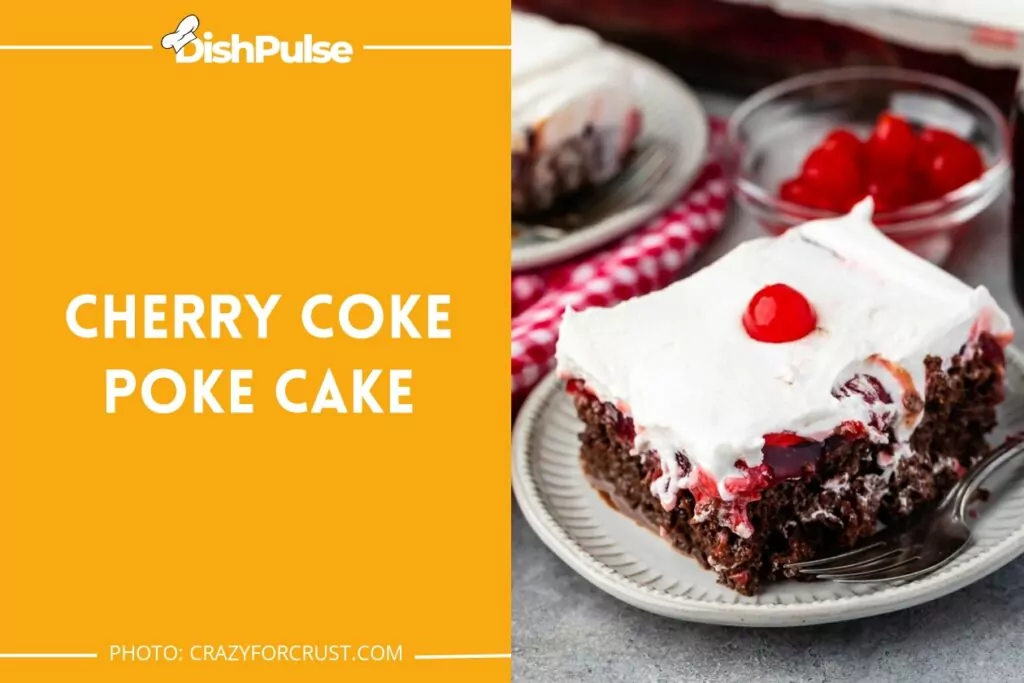 Cherry Coke Poke Cake