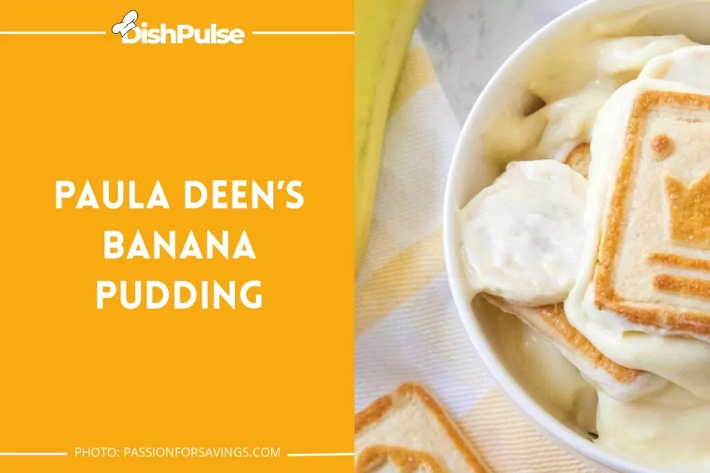 Paula Deen’s Banana Pudding