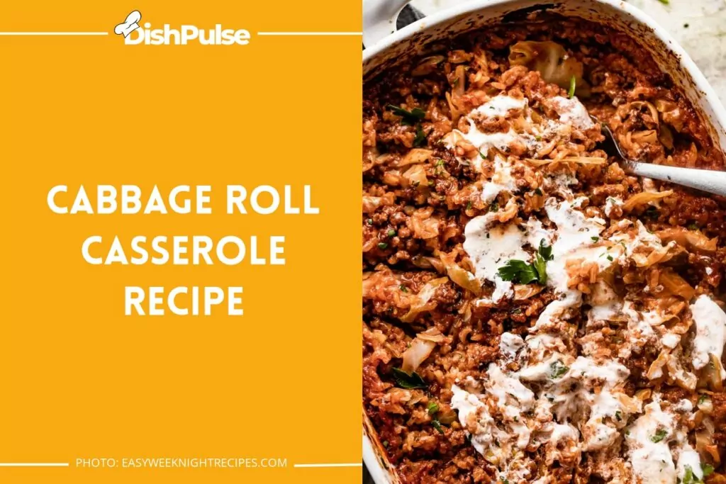 Cabbage Roll Casserole Recipe