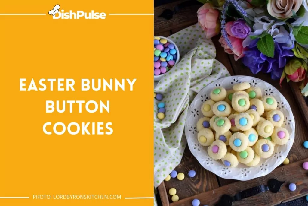 Easter Bunny Button Cookies
