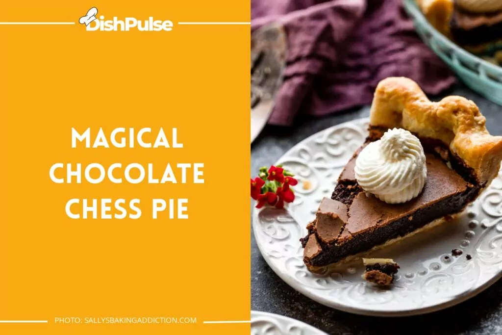 Magical Chocolate Chess Pie