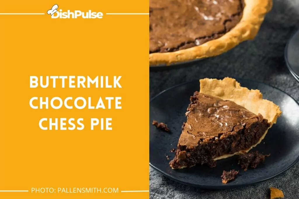 Buttermilk Chocolate Chess Pie
