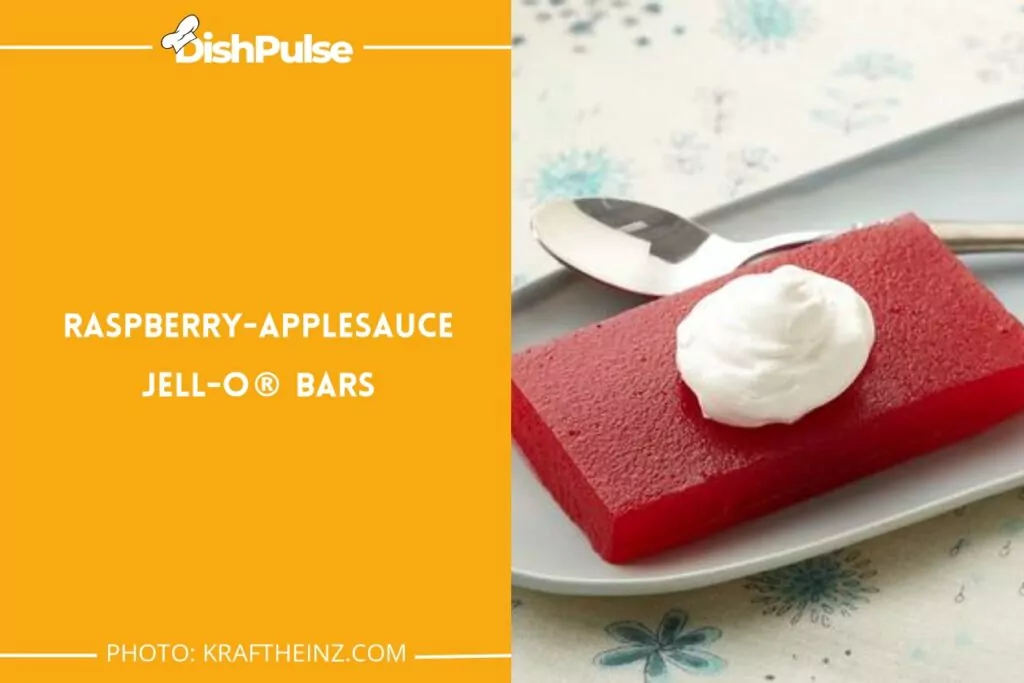 Raspberry-Applesauce JELL-O® Bars
