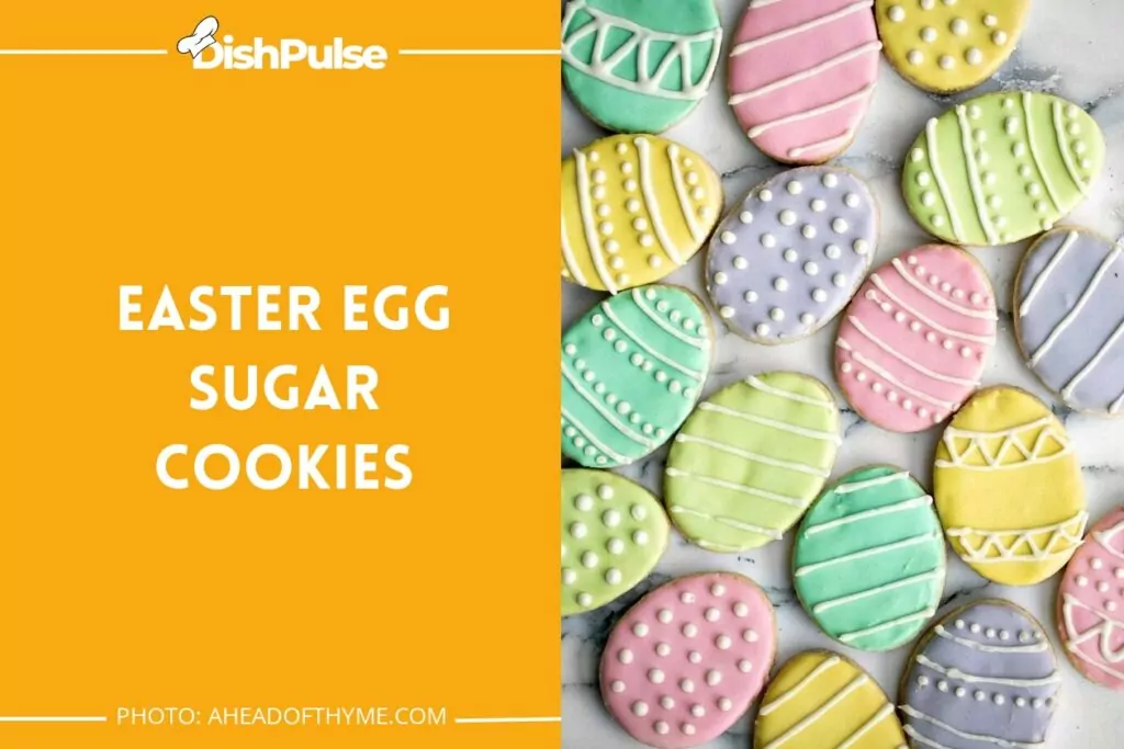 Easter Egg Sugar Cookies