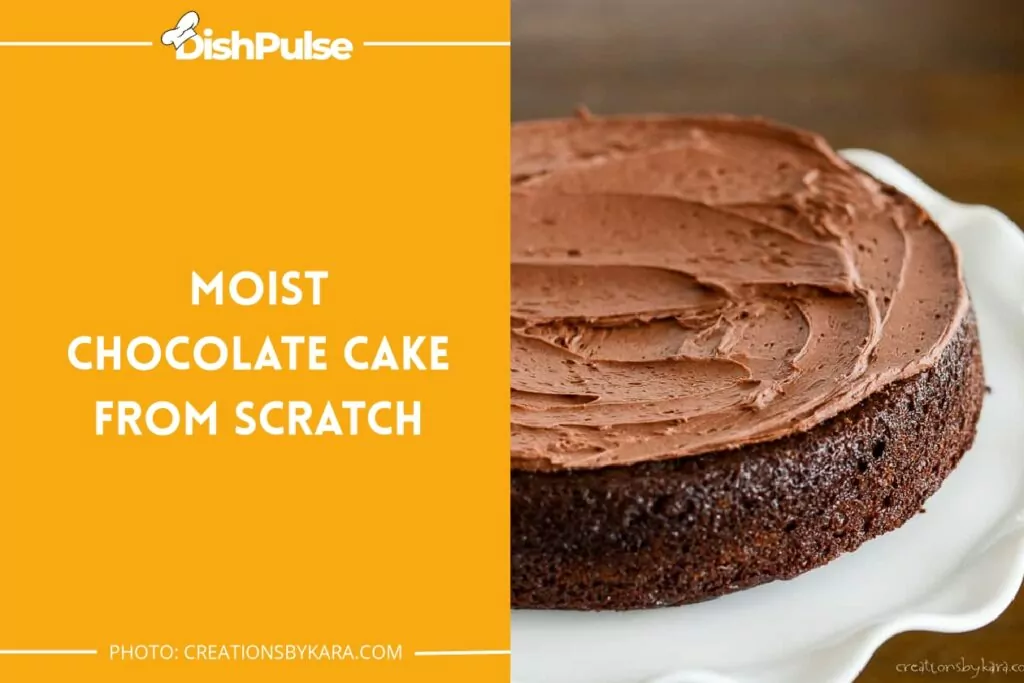 Moist Chocolate Cake from Scratch
