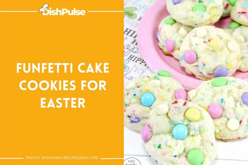 Funfetti Cake Cookies for Easter