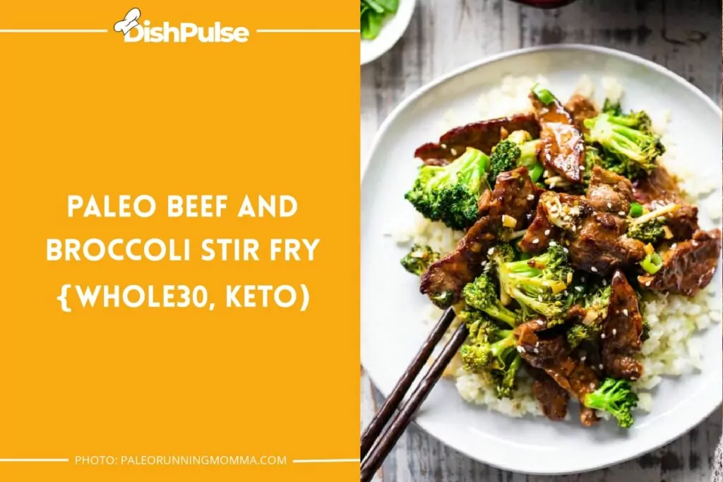 Paleo Beef and Broccoli Stir Fry {Whole30, Keto)