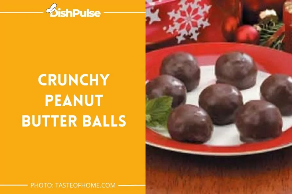 Crunchy Peanut Butter Balls