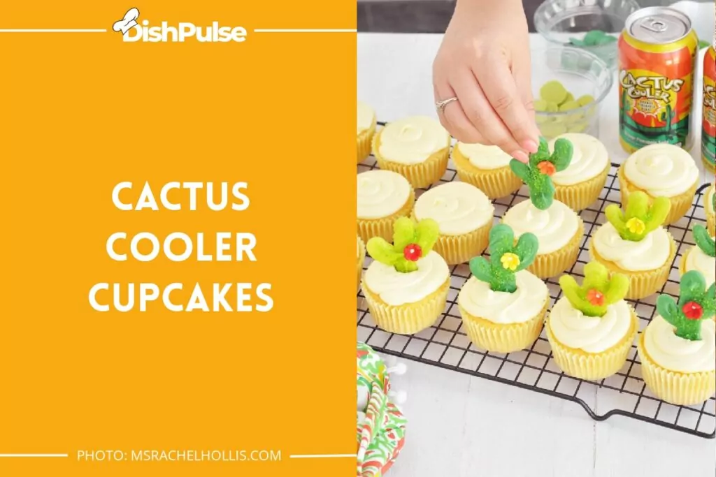 Cactus Cooler Cupcakes