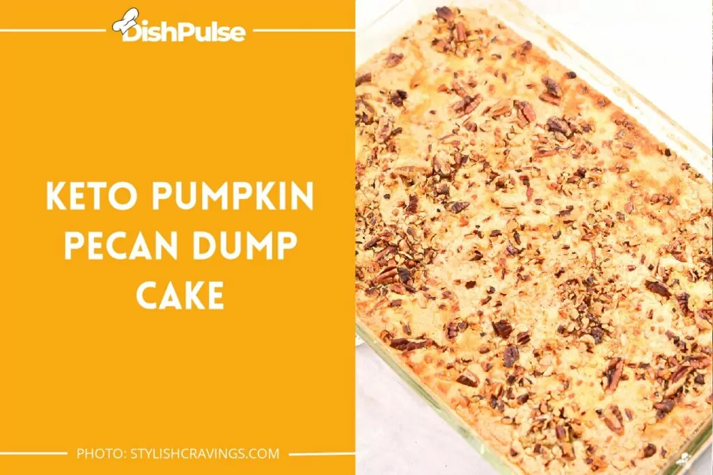 Keto Pumpkin Pecan Dump Cake