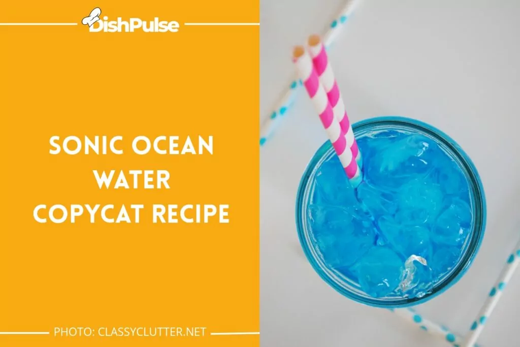 Sonic Ocean Water Copycat Recipe