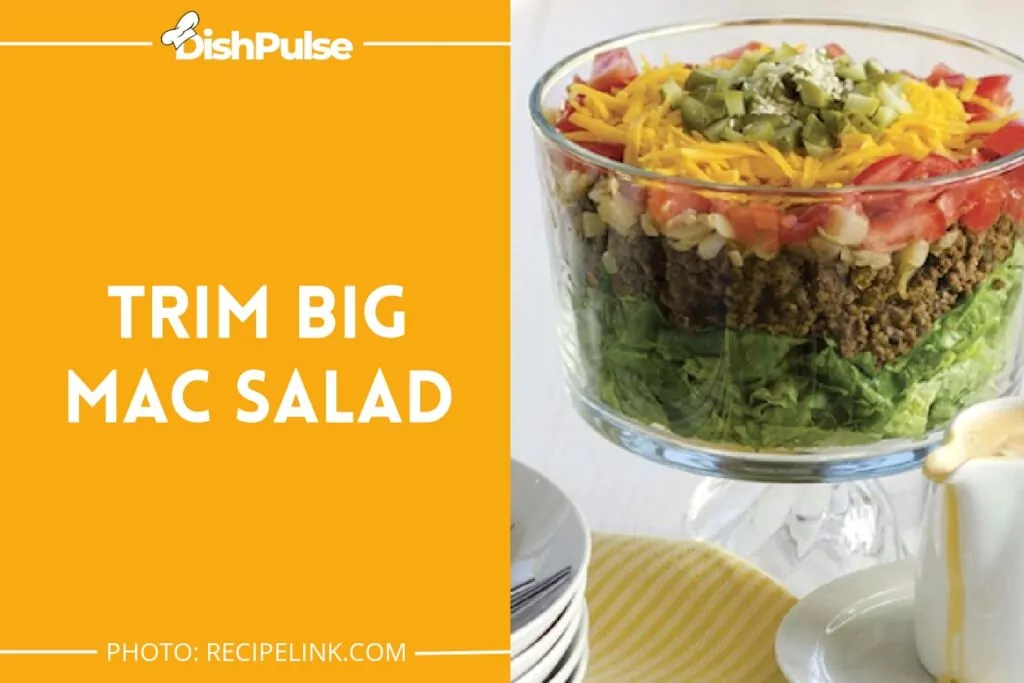 Trim Big Mac Salad