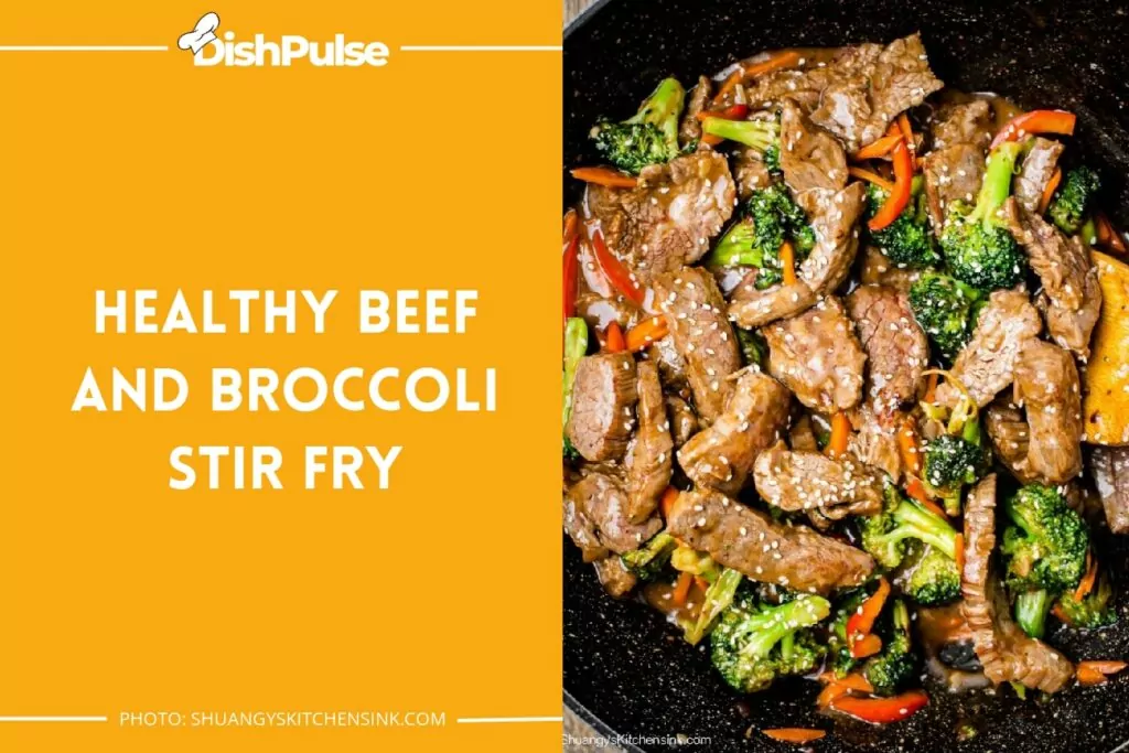 Healthy Beef and Broccoli Stir Fry