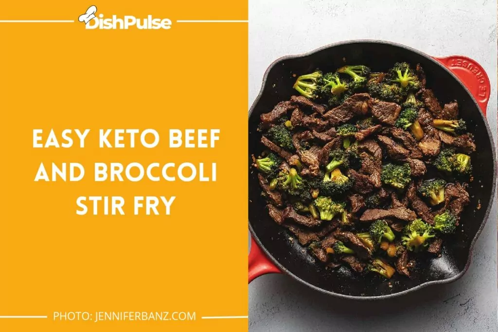 Easy Keto Beef and Broccoli Stir Fry