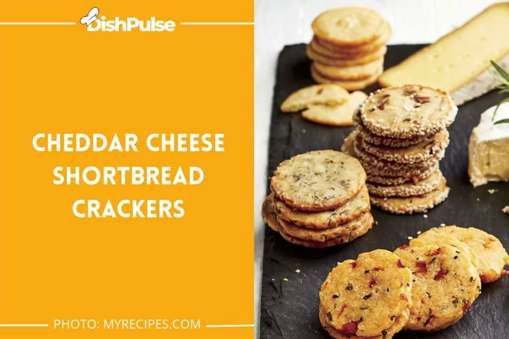 Cheddar Cheese Shortbread Crackers