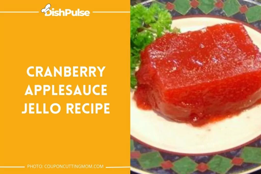 Cranberry Applesauce Jello Recipe