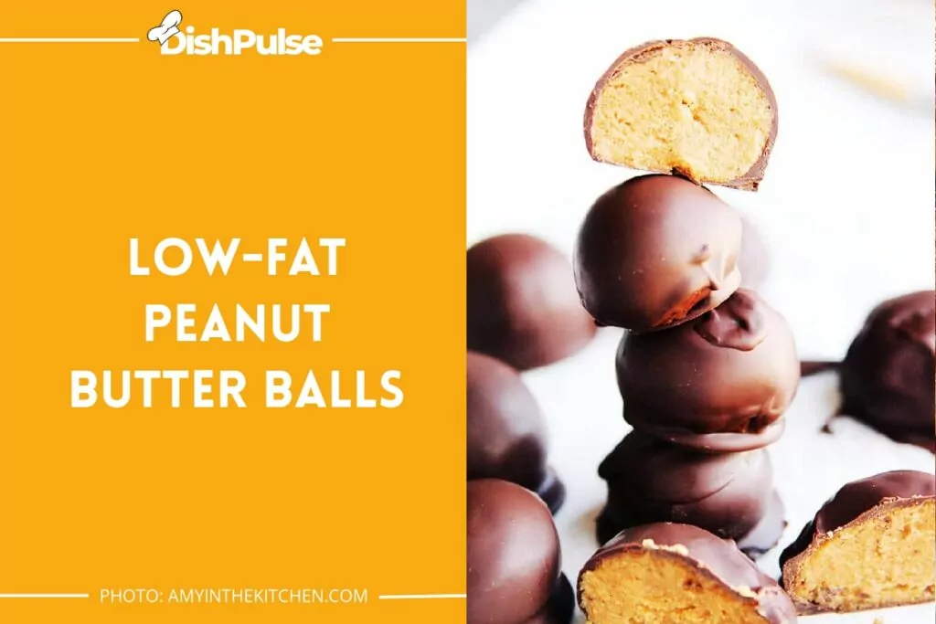 Low-Fat Peanut Butter Balls